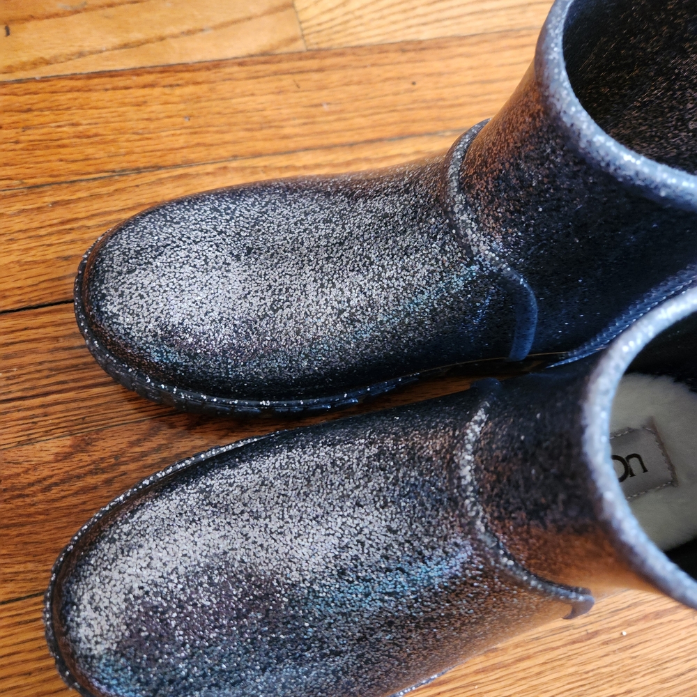 UGG Kids Shimmering Dark Gray Boots